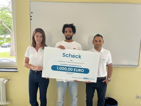 Glückliches Händchen beim Gewinnspiel