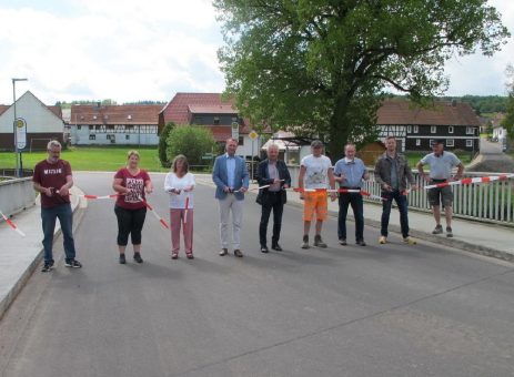 Straßenbauarbeiten zur Erneuerung der Ortsdurchfahrt Grebenhain/Bannerod im Zuge der K 90 / K 91 stehen vor dem Abschluss Vollsperrung wird aufgehoben