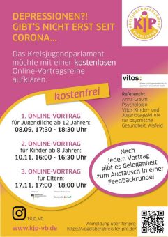 Online-Vortrag zu Depressionen, Einsamkeit und Traurigkeit
