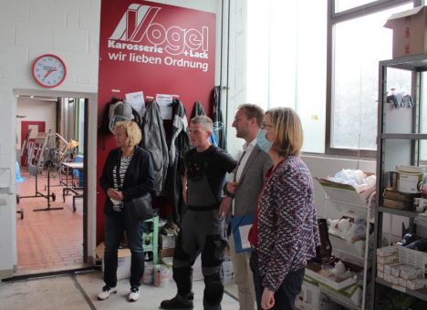 Unternehmensbesuch bei „Vogel Karosserie+Lack“ in Homberg(Ohm)