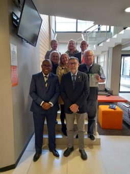 Uni-Besuch und Stadiontour in Südafrika