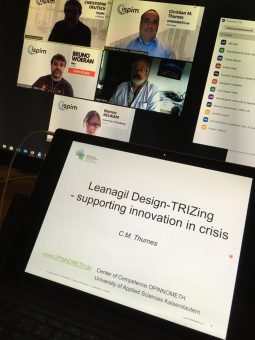 Angehende Innovationsmanager*innen besuchten virtuelle Innovationskonferenz „Innovating in Times of Crisis“