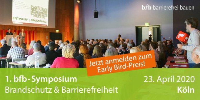1. bfb-Symposium Brandschutz & Barrierefreiheit in Köln