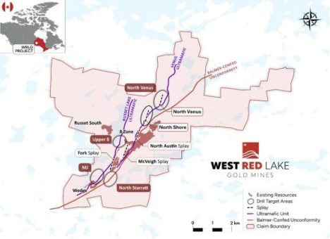 West Red Lake Gold versteht Fork als hochgradige Satelliten-Untertagelagerstätte auf dem Konzessionsgebiet Madsen