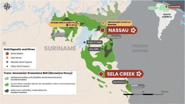 Miata Metals gibt zum Jahresende aktuelle Informationen zum Bohrprogramm in Sela Creek, Surinam, bekannt