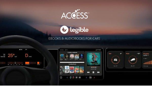 Legible schließt Kooperation mit ACCESS Europe ab, um eBooks und Hörbücher in vernetzte Fahrzeuge zu bringen