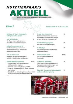 Brandaktuell: NUTZTIERPRAXIS AKTUELL (NPA), Nr. 77, zum Download verfügbar