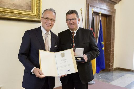 Staatsmedaille für Jobst Wagner