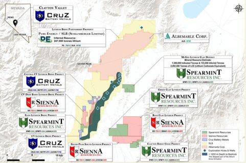 Cruz Battery Metals erwirbt das Lithiumsole-Projekt Central Clayton Valley in Nevada, das vollständig von SLBs Konzessionsgebiet umgeben ist