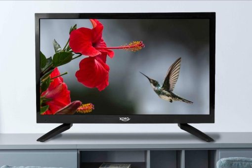 Kompakter Full HD Fernseher mit integriertem DVD-Player und 12 V Anschluss