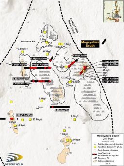 Schürfgraben- und Erkundungsergebnisse von Desert Gold zeigen Möglichkeiten für Ressourcenerweiterung auf