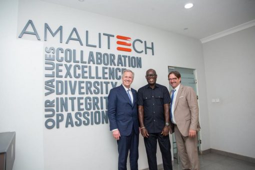Bundespräsident a.D. Christian Wulff besucht AmaliTech in Ghana und ist begeistert von der Schaffung nachhaltiger Tech-Arbeitsplätze in Subsahara-Afrika