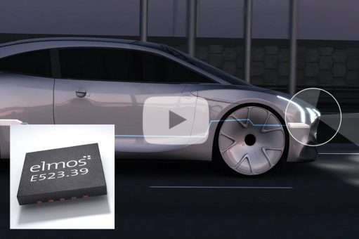 Elmos: SPI-Schrittmotor-Treiber für Scheinwerferverstellung im Videoclip