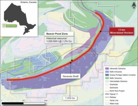 GT Resources ermittelt 8,2 % Kupfer bei Probenahmen und identifiziert BHEM-Leiter im Kupfer-Nickel-PGE-Projekt North Rock in Ontario (Kanada)