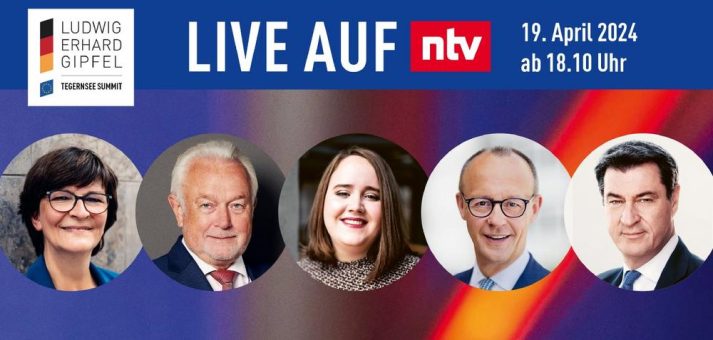TV-Arena der Parteichefs auf dem Ludwig-Erhard-Gipfel