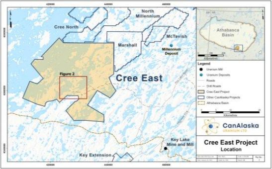 Nexus Uranium beginnt Bohrprogramm auf dem Großprojekt Cree East