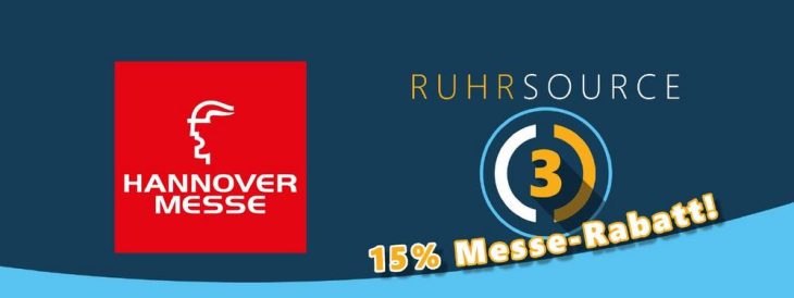 CUR3D auf der Hannover Messe Industrie: 15% Messe-Rabatt