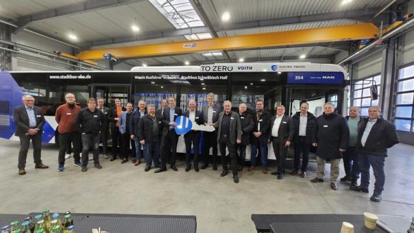 ORTEN Electric-Trucks Wittlich GmbH – Übergabe Bus MAN A 21