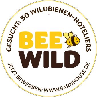 BEE WILD 2025: Barnhouse sucht 50 engagierte Wildbienen-Hoteliers