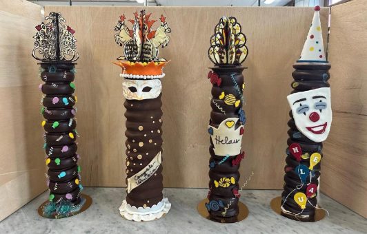 Konfetti, Kuchen, Köstlichkeiten – Auch Konditorkunst ist jetzt in Fastnachtslaune