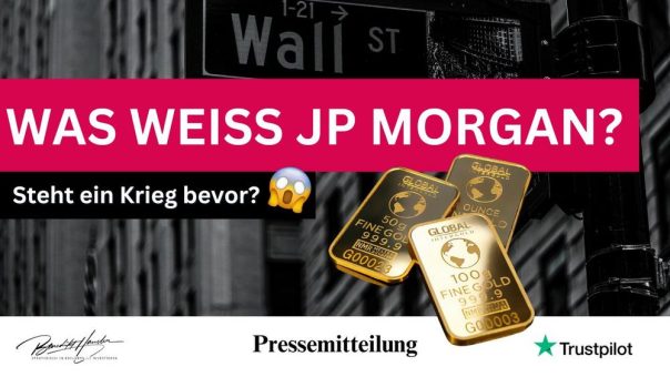 JP Morgan setzt auf Gold – Was bedeutet das für Investoren?