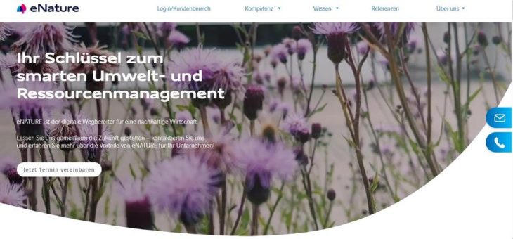 Axians Deutschland zentralisiert seine Expertise im Bereich betriebliches Umweltmanagement auf eNATURE und stellt neuen Webauftritt vor