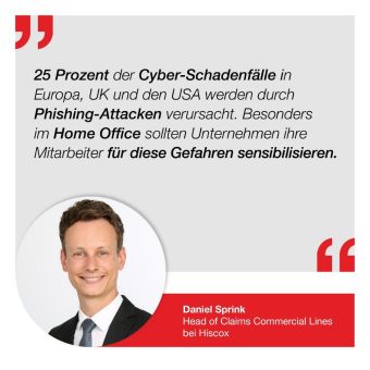 Zahl des Monats: Phishing-Attacken verursachen ein Viertel aller Cyber-Schäden