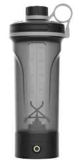 PEARL sports Akkubetriebener Protein- und Milchshaker, 600 ml, spülmaschinenfest