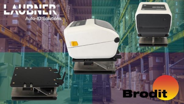 Brodit und LAUBNER ID Solutions bringen Mobile Printer Mount auf den Markt