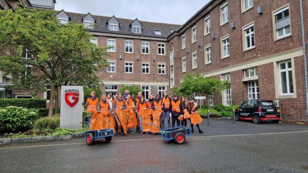 Erfolgreicher Frühjahrs-Stadtputz: G DATA Mitarbeitende sammeln 17 Säcke Müll