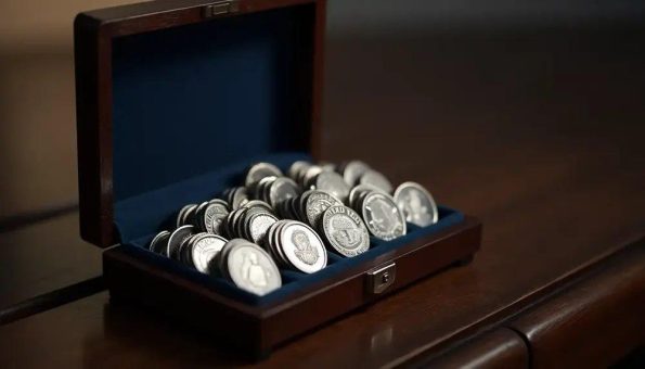 Das richtige Etui für Ihre Silbermünzen