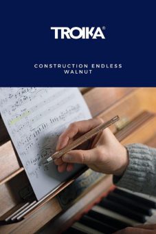 Aus edlem, FSC-zertifiziertem Walnussholz – Multitasking-Bleistift CONSTRUCTION ENDLESS WALNUT
