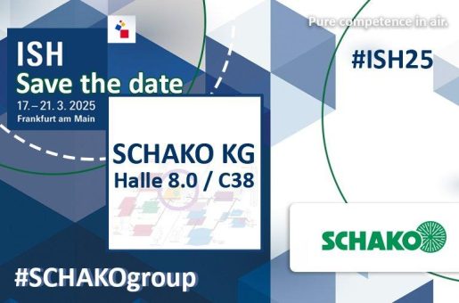 ISH 2025: SCHAKO KG präsentiert Innovationen für Klimaschutz und Energieeffizienz