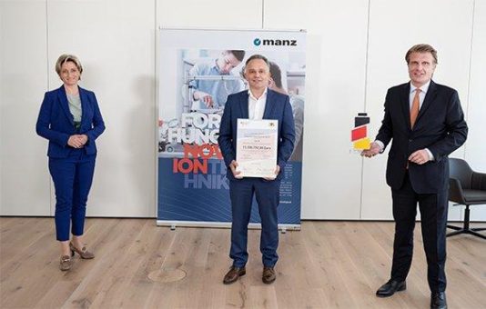 Manz AG erhält von BMWi und Wirtschaftsministerium Baden-Württemberg offiziellen Förderbescheid über rund 70 Mio. EUR