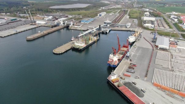 Mukran Port: Im- und Export auf gutem Niveau