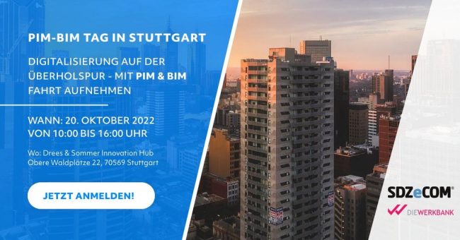 Digitalisierung auf der Überholspur – Mit PIM und BIM Fahrt aufnehmen