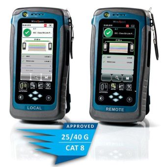 Als weltweit erster Kabelzertifizierer erhält der WireXpert 4500 die Zulassung für CAT 8.2-/Class II-Produkte bis 40 GB/s von Bel Stewart