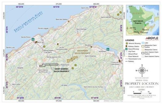 Argyle Resources Corp nimmt Stronghold Mining Services für die Phase-1-Exploration auf dem Siliziumdioxidprojekt Saint Gabriel in Quebec unter Vertrag