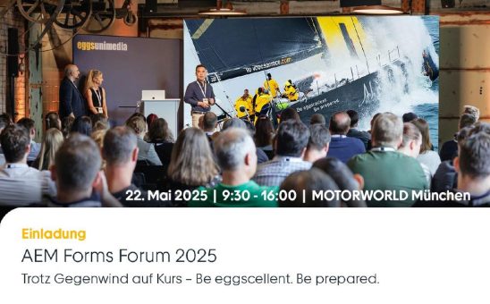 AEM Forms Forum 2025: Trotz Gegenwind auf Kurs – Be eggscellent. Be prepared.