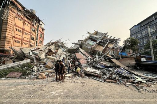 ShelterBox leistet Nothilfe nach verheerendem Erdbeben in Myanmar