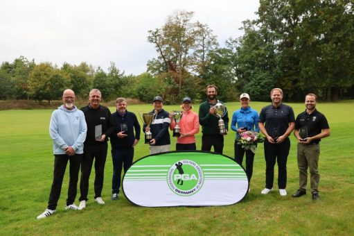 Drei Titel verteidigt: Ann-Kathrin Lindner, Ben Parker und Mar-tin Hastie gewinnen erneut die German PGA Teachers Cham-pionship