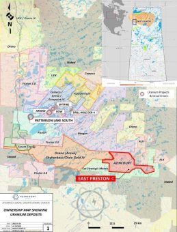 Azincourt Energy plant in seinem Projekt East Preston im Athabasca-Becken ein geophysikalisches Programm