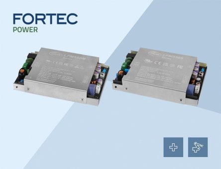Erhöhte Leistung bei der LFM-Serie von Cincon: Kompakte 550 W AC/DC-Stromversorgung