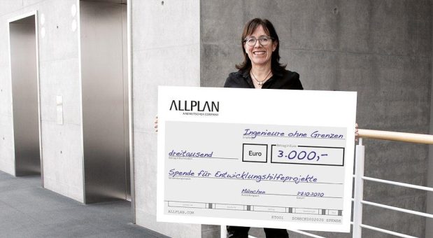 Spende für den guten Zweck: ALLPLAN unterstützt Ingenieure ohne Grenzen