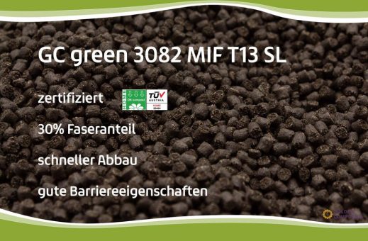 GC green 3082 MIF T13 SL: Nachhaltige Spritzgusslösung mit Heimkompostierbarkeit