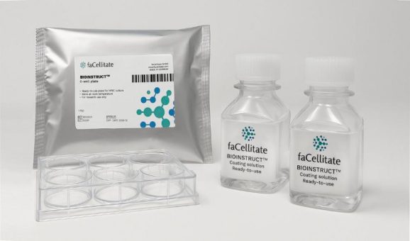 faCellitate GmbH is proud to announce the launch of its new product, BIOINSTRUCT™ — a ready-to-use coating solution for iPSCs.
