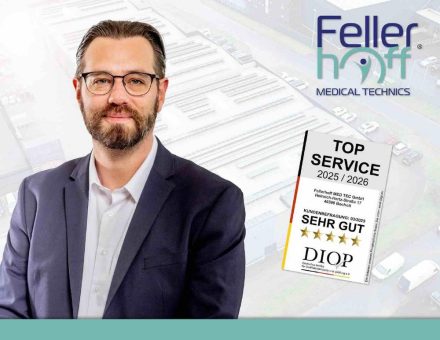 Fellerhoff Med Tec GmbH für Top-Service mit „sehr gut“ augezeichnet