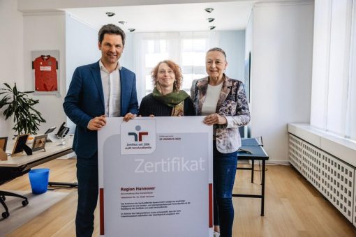 Ausgezeichnet: Regionsverwaltung ist besonders familienfreundlich