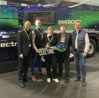 Volvo und Putzmeister stellen auf der Bauma eine einzigartige vollelektrische Autobetonpumpe vor