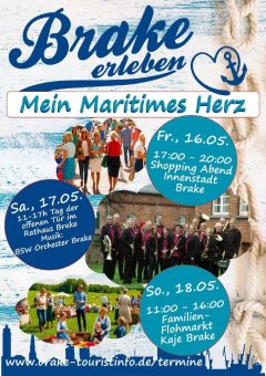 „Brake erleben“-Wochenende mit Einkaufs-Abend, Tag der offenen Tür und Flohmarkt